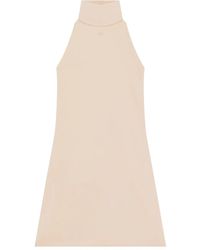 Courreges - Robe Courte À Dos-Nu - Lyst