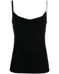 Givenchy - 4g Plaque-detailed Spaghetti Tank Top - Lyst