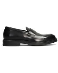Green George - Leather Penny Loafers - Lyst