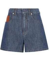 Fendi - Denim Shorts - Lyst