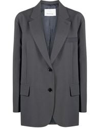 Frankie Shop - Blazer Met Enkele Rij Knopen - Lyst