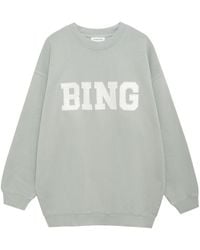 Anine Bing - Sweater Met Logo-applicatie - Lyst