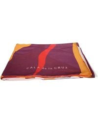 Cala De La Cruz - Calabria Schal Mit Abstraktem Print - Lyst