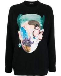 Undercover - Graphic Print Cotton Sweatshirt - Lyst