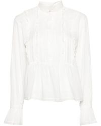 Zadig & Voltaire - Ruffle-detail Cotton Shirt - Lyst