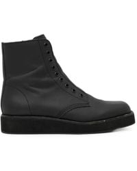 Yohji Yamamoto - Bottines Matelassées À Bout Carré - Lyst