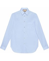Gucci - Oxford Cotton Shirt - Lyst