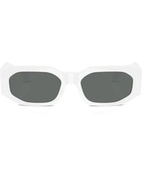 Versace - Geometric-Frame Sunglasses - Lyst