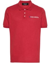 DSquared² - Piqué Cotton Polo Shirt - Lyst