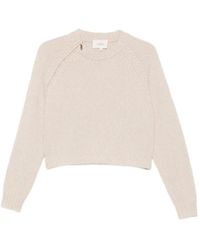Ba&sh - Zip-Detail Cable-Knit Sweater - Lyst