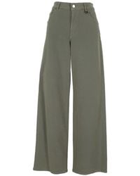Lorena Antoniazzi - Star-Charm Wide-Leg Trousers - Lyst