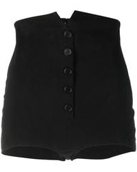 Philosophy Di Lorenzo Serafini - High-Waisted Mini Shorts - Lyst