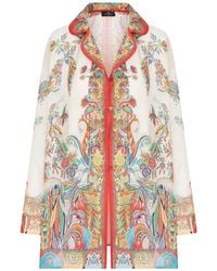 Etro - Chemise En Soie À Imprimé Cachemire - Lyst