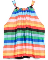 Rianna + Nina - Striped Blouse - Lyst
