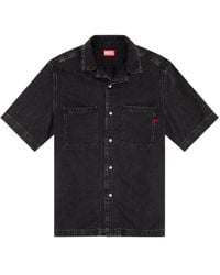 DIESEL - D-Paroshort Short-Sleeved Denim Shirt - Lyst