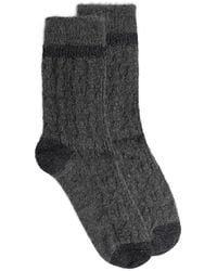 Momoní - Aiva Cable-Knit Socks - Lyst