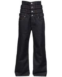 3.PARADIS - Vaqueros 4 Waist Con Parche Del Logo - Lyst