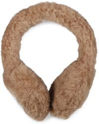 Max Mara - Teddy Logo-Embroidered Earmuffs - Lyst