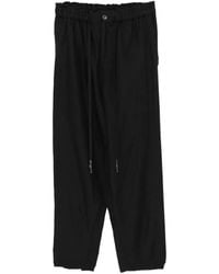 Nude:mm - Elasticated Drawstring Trousers - Lyst