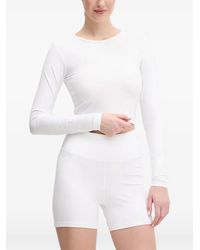 Casall - Long-Sleeve Cropped T-Shirt - Lyst