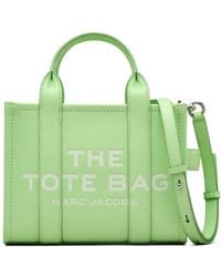 Marc Jacobs - Das Leder kleine Einkaufstasche Pfefferminze - Lyst