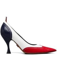 Thom Browne - Wingtip Leather Pumps - Lyst