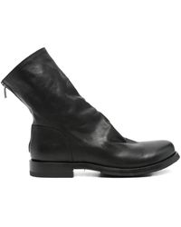 shotof - Side-Zip Leather Boots - Lyst