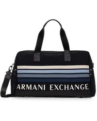 ARMANI EXCHANGE - Logo-Print Travel Bag - Lyst