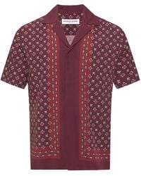 Orlebar Brown - Maitan Luminis Border Geometric-Patterned Shirt - Lyst