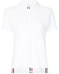 Thom Browne - Rwb Cotton Polo Shirt - Lyst