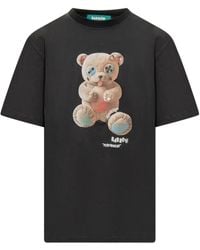 Barrow - Teddy-Print Jersey T-Shirt - Lyst
