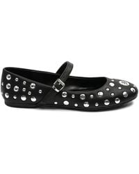 Karl Lagerfeld - Studded Ballerina Shoes - Lyst
