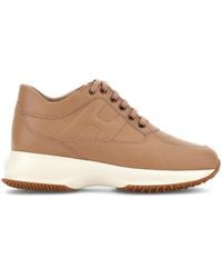 Hogan - Interactive Leather Low-top Sneakers - Lyst