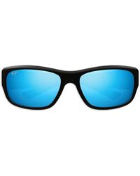 Maui Jim - Rectangle Maukele Sunglasses - Lyst