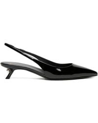ALEVI - 35Mm Pearl-Embellished Slingback Pumps - Lyst