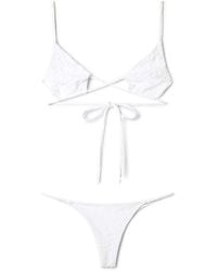 Off-White c/o Virgil Abloh - Tattoo Jacquard Bikini Set - Lyst