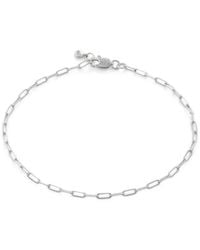 Monica Vinader - 14K Paperclip Bracelet - Lyst