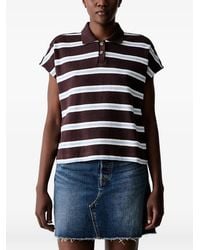 Marc O' Polo - Striped Short-Sleeve Polo Shirt - Lyst