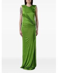 Elisabetta Franchi - Draped Open-Back Dress - Lyst