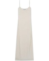 Self-Portrait - Vestido sin mangas largo con detalles de strass - Lyst