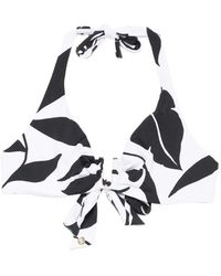 Max Mara - Avena Floral Knot Bikini Top - Lyst