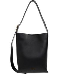 Jil Sander - Small Leather Strap Shoulder Bag - Lyst
