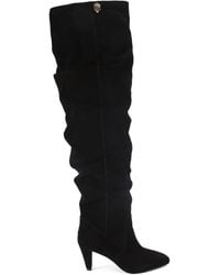 Kurt Geiger - Suede Shoreditch Over-The-Knee Boots - Lyst