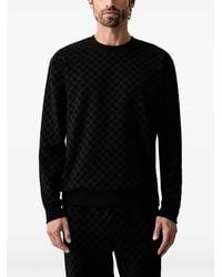 Joop! - Monogram-Patterned Crew-Neck Sweatshirt - Lyst