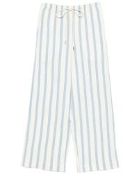Bondi Born - Striped Drawstring Trousers - Lyst