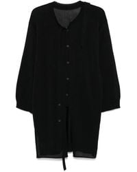 Issey Miyake - Draped Knitted Cardigan - Lyst