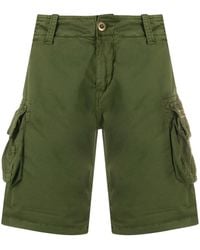 Alpha Industries - Knee-Length Cargo Shorts - Lyst