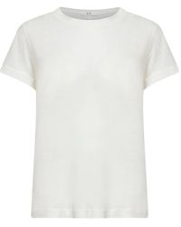 Co. - Camiseta De Canalé N Cuello Redondo - Lyst