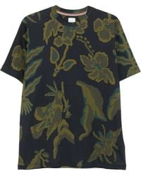 Paul Smith - Floral-Bird Print T-Shirt - Lyst