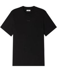 Sandro - Cotton T-Shirt - Lyst